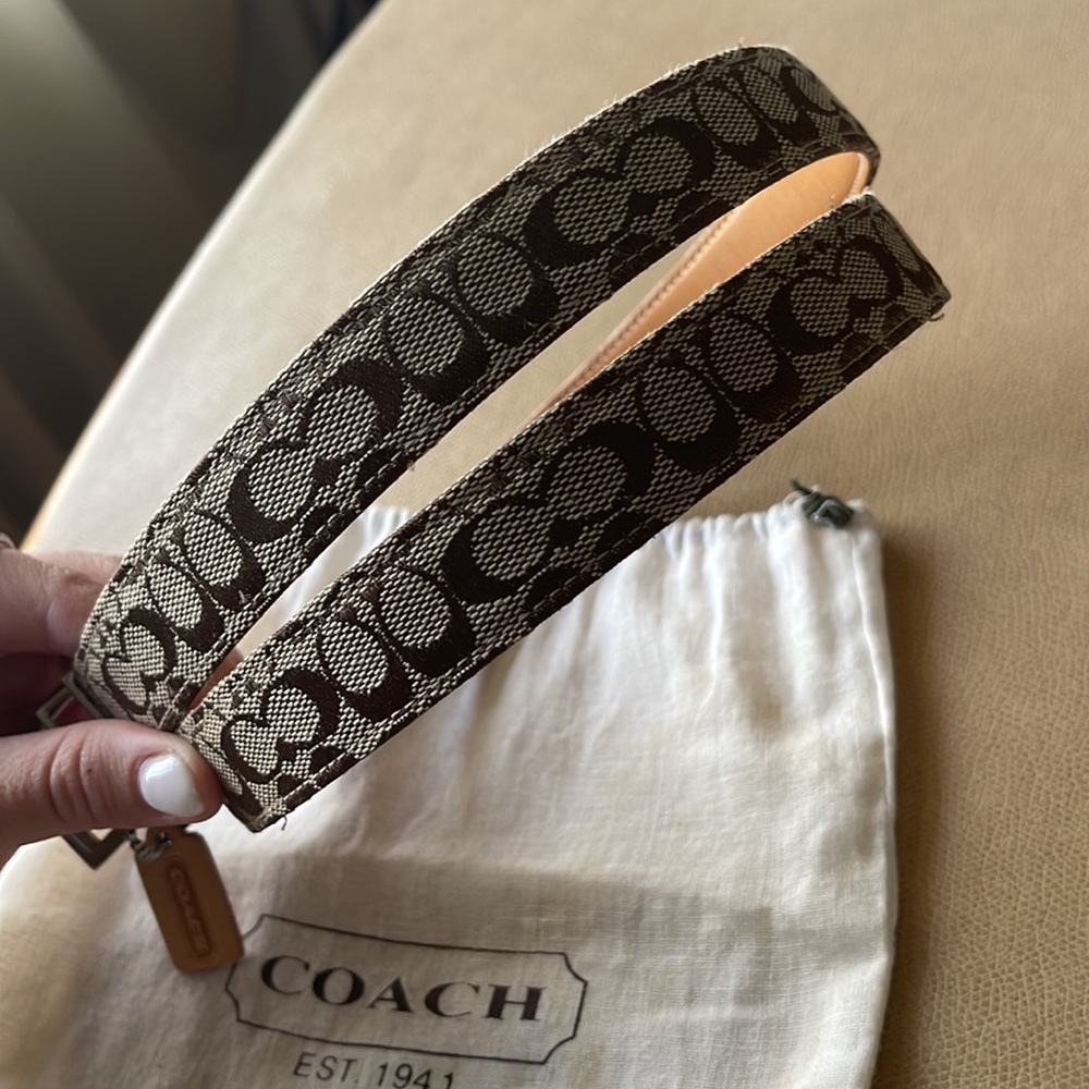 AUTHENTIC COACH Designer logo belt - Picture 3 of 11